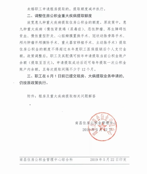 南昌公積金政策調(diào)整