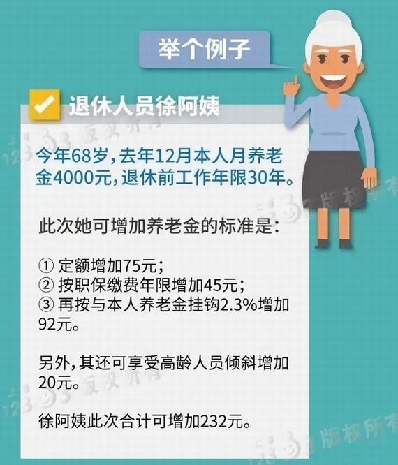 養(yǎng)老金上漲